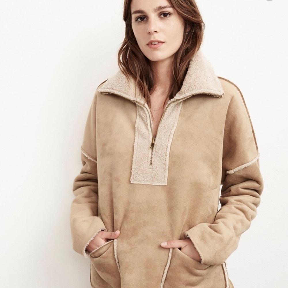 Rika Reversible Lux Sherpa Pull Over